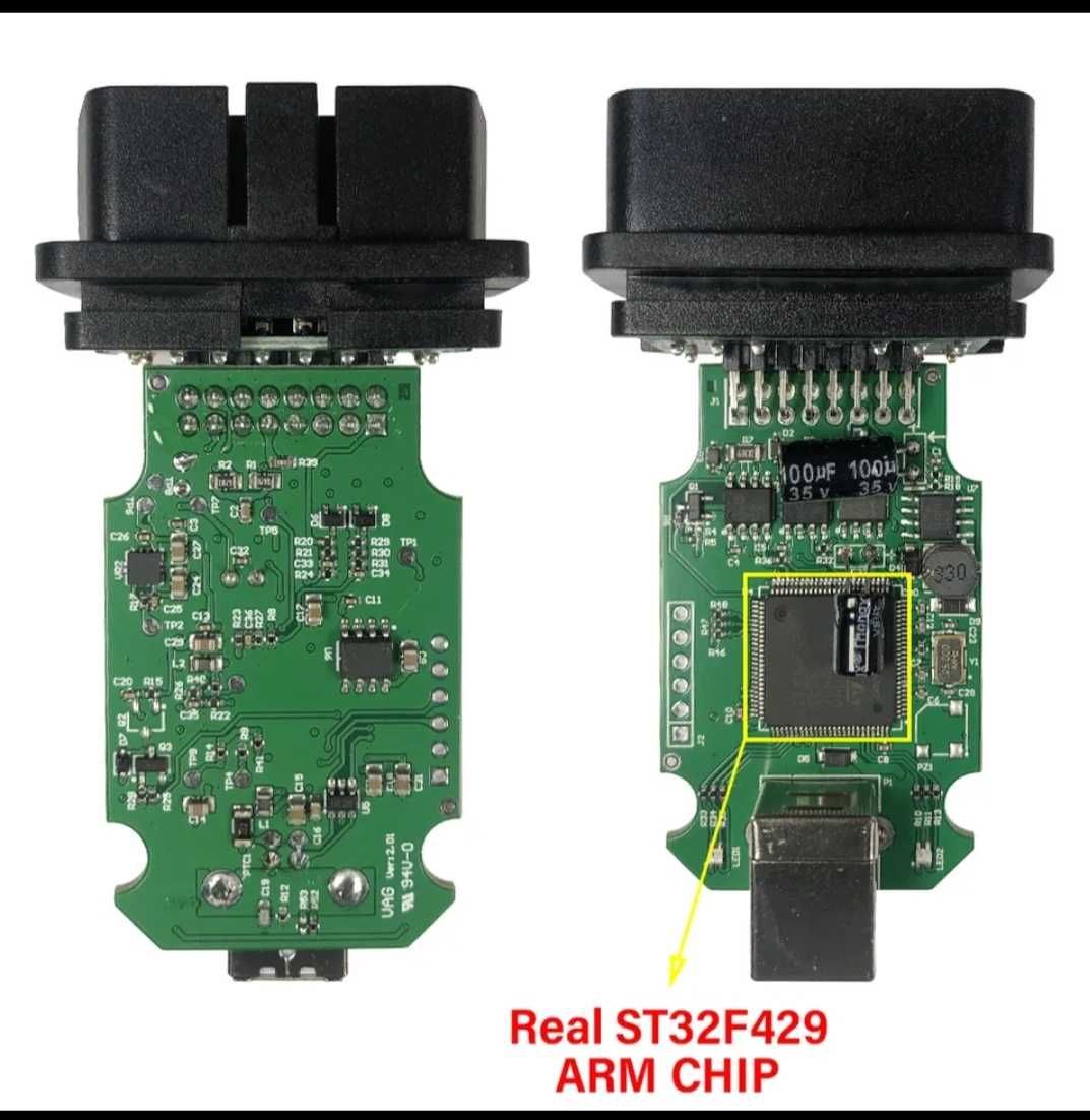 VCDS REAL HEX V2 ARM STM32F429 Soft 25.3.1 diagnoza tester auto VAG