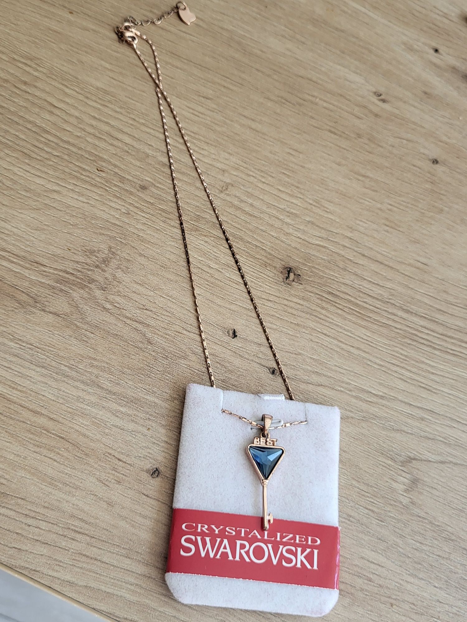 Сребърно Колие Swarovski