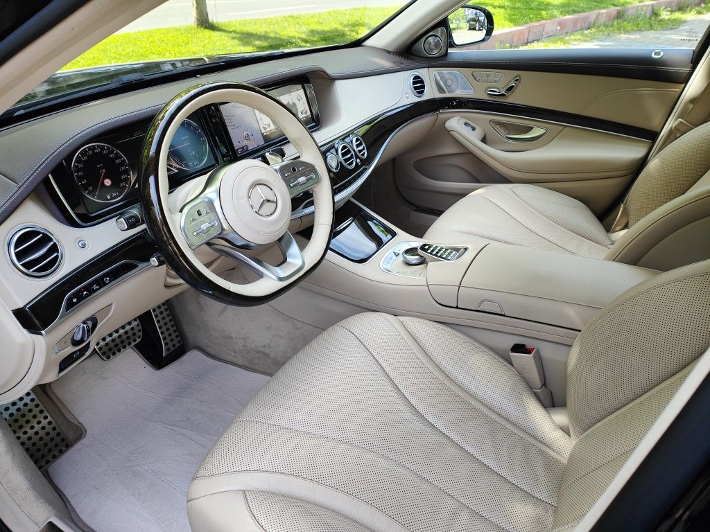 Mercedes S400L HYBRID , varianta LONG, AMG line, jante 21