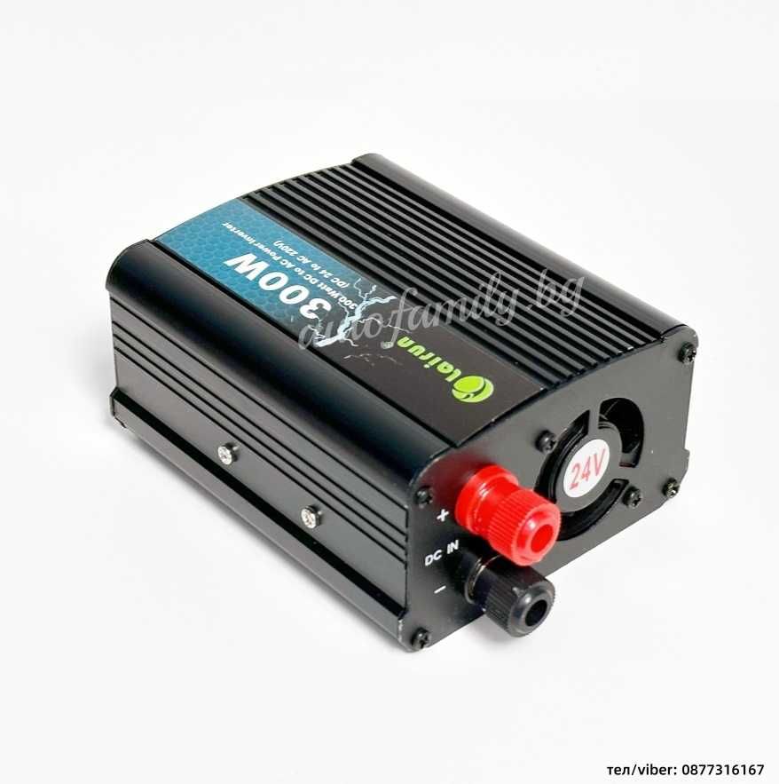 Инвертор на напрежение от 24V на 220V 300W
