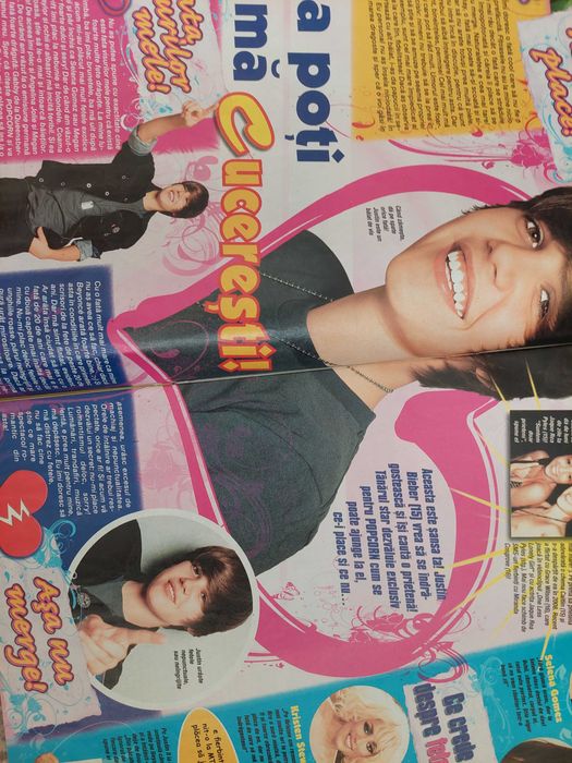 Revista Popcorn cu Justin Bieber pe coperta  nr.2 / 2010