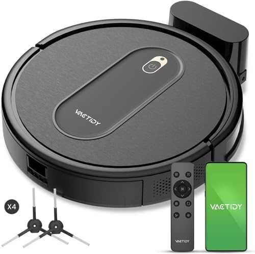 Vactidy T6 робот прахосмукачка силно засмукване автоматично зареждане