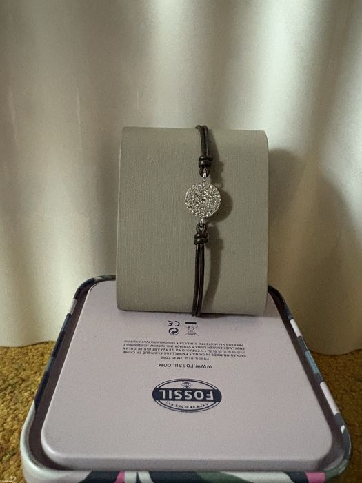 Bratara Fossil argint