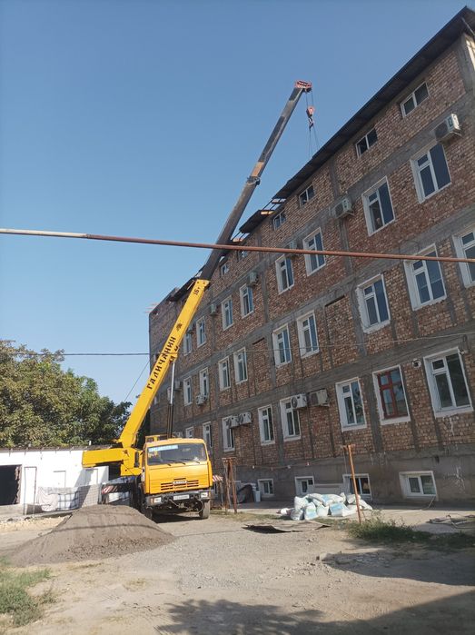 Автокран услуги гулистон