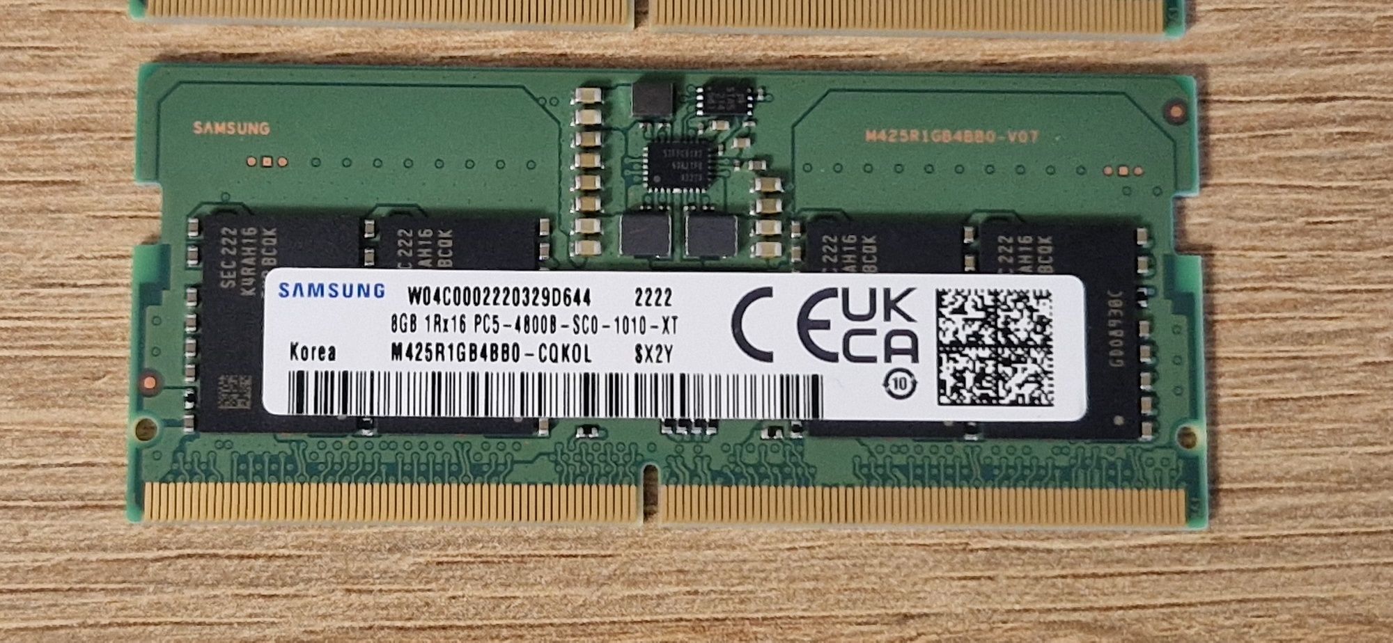 16Gb RAM laptop DDR5 PC4800