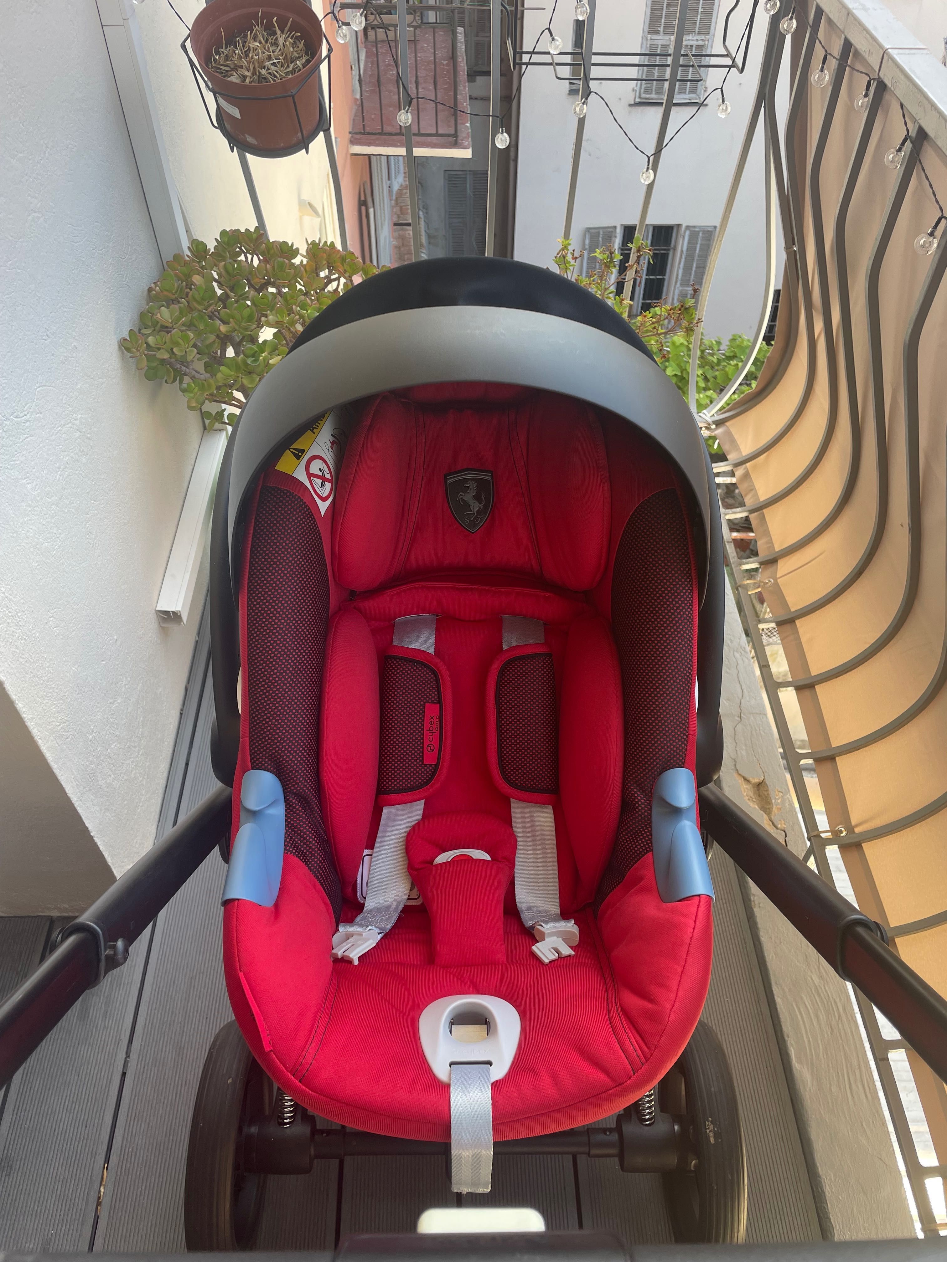 Количка Cybex  Balios S Lux Ferrari black+столче за кола Cybex Ferrari