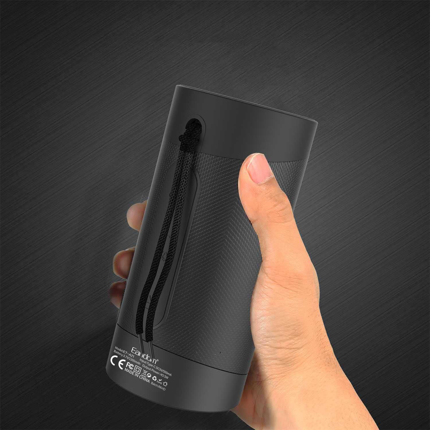 Переносима тонколона Bluetooth Earldom ET-A21, LED RGB, Black