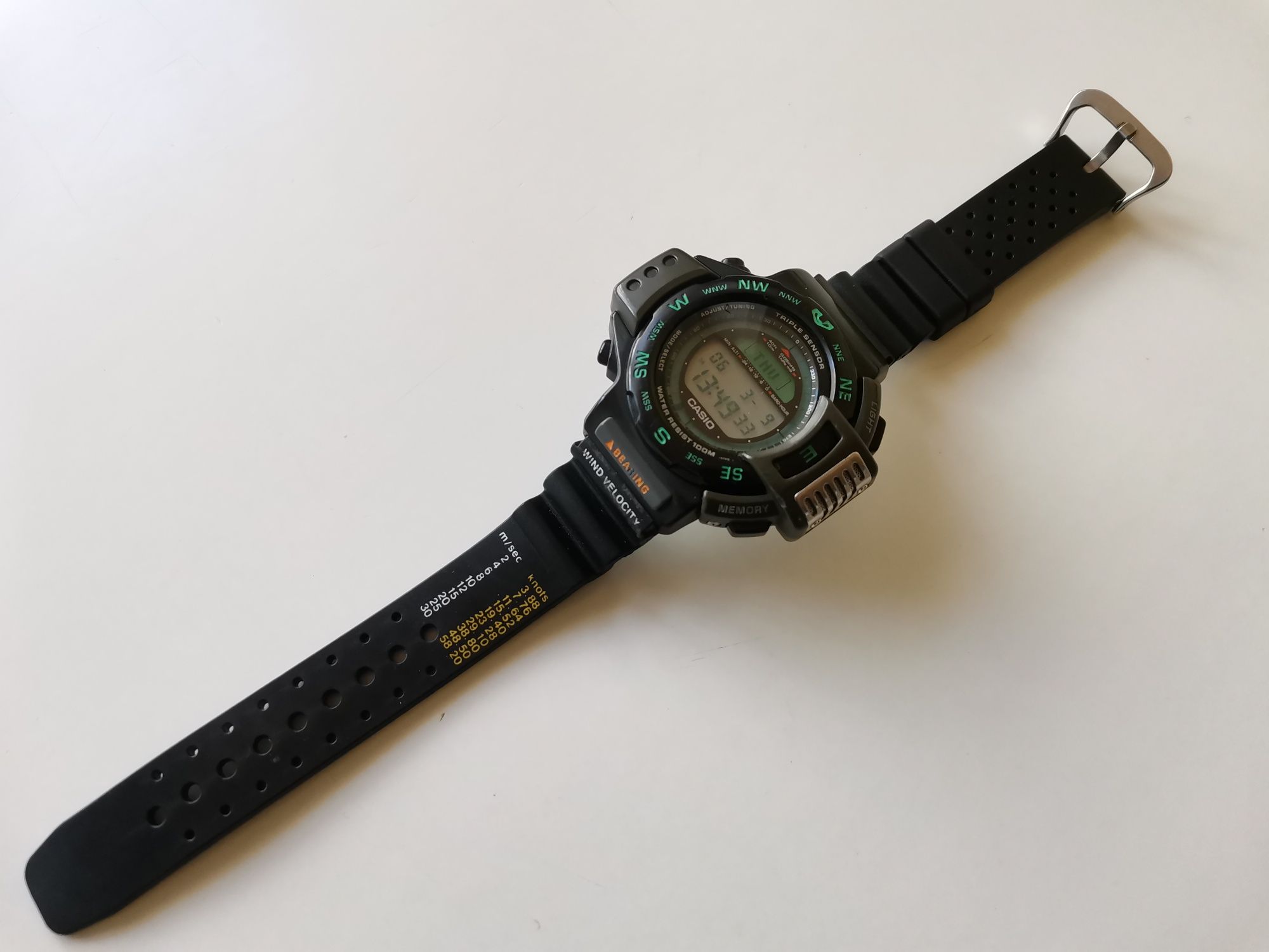 Ceas Casio Pro Trek 1170 ATC 1000 LCD ,Barometru , Altimetru , Busola