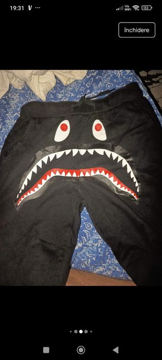 Pantaloni bape shark