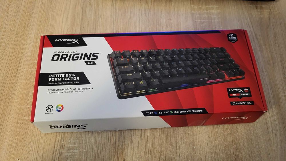 Tastatura Gaming mecanica HyperX Alloy Origins 65 Red, USB, Layout US