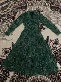 Женское шифоновое платье французской длины