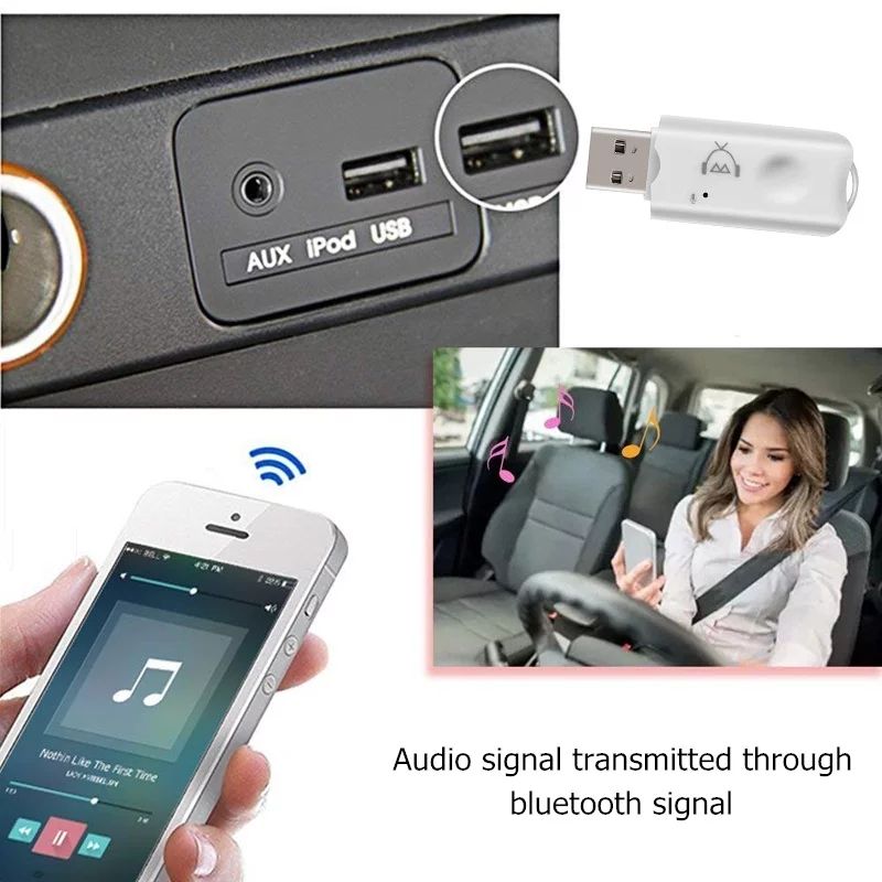 Professional USB Bluetooth Receiver Stereo Audio
