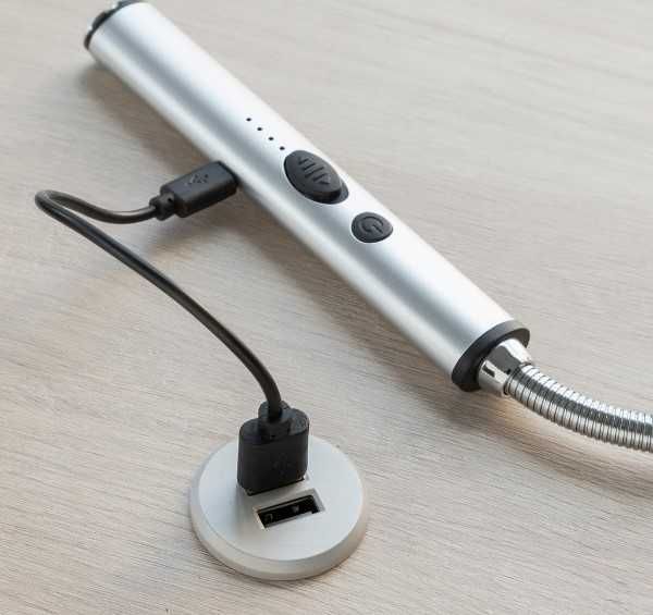 Bricheta electrica Firebend Innovagoods, Reincarcabila prin USB