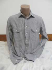 Мъжки ризи с дълъг ръкав от лен Dressmann, Uniqlo, WE, Zara,  Rewash