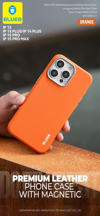 Удароустойчив кейс blueo magsafe dual color case за iphone 15 pro max,