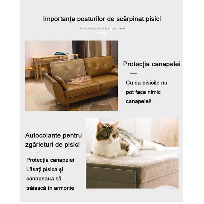 Folii Protectie Impotriva Zgarieturilor de Pisici siCaini 450 cm x 300
