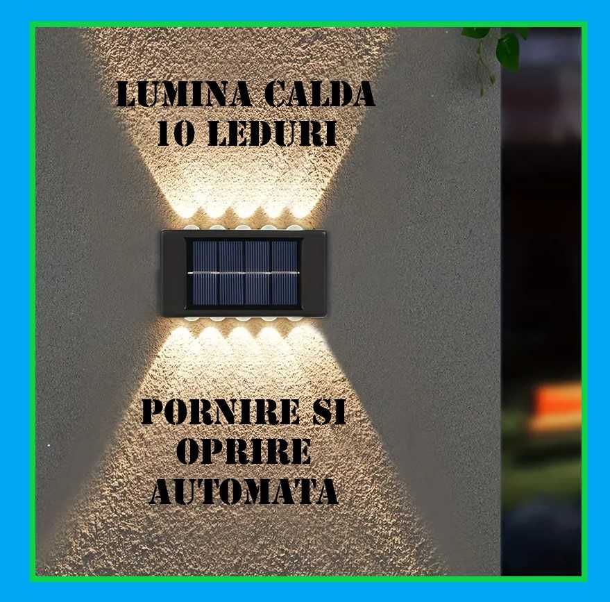 f|foLampa solara|Lampa solara Led|Lumina calda|pret pt set (2 bucati)