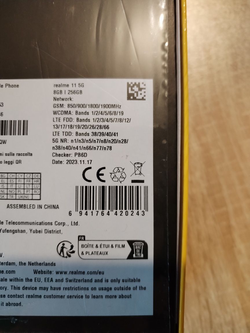 Realme 11 5G 8/256 RAM