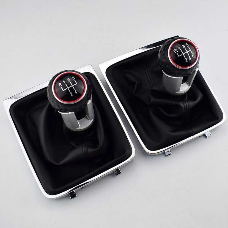 Топка с маншон и рамка Червен Шев VW Golf 7 /2011 -2015/ - 5 и 6ск.*