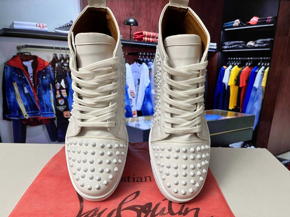 *REDUCERE* Adidasi-sneakers high-ghete Christian Louboutin "Orlato"