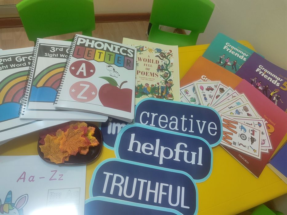 Английский и казахский язык для детей