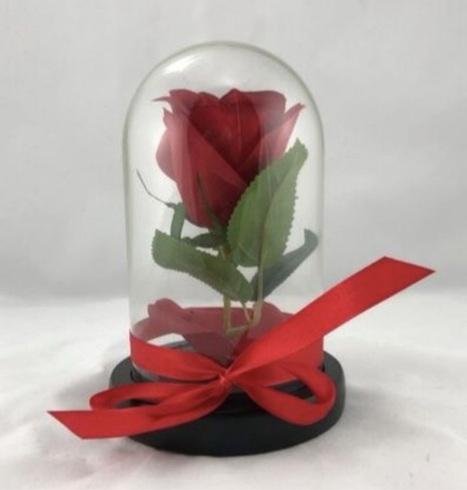 Вечна роза в стъкленица на най-добра цена!
