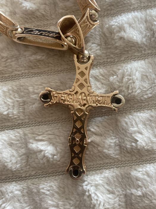 Lant aur(roz si alb) Cartier 14 k