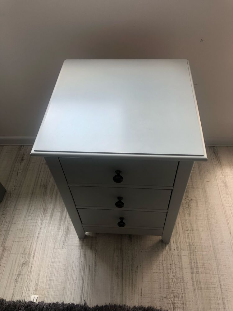 Vand MOBILIER camera SCOLAR din LEMN MASIV si MDF, GRI, import UK
