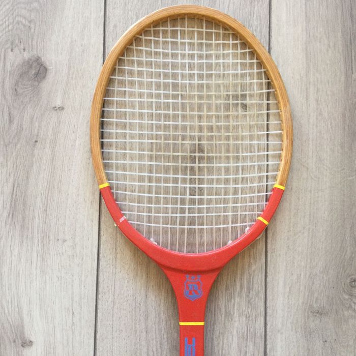колекционерска дървена тенис ракета / хилка от 80-те години