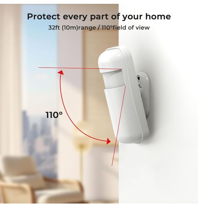 Sistem alarmă 16 piese Tuya wifi Pgst wireless senzor mișcare LCD