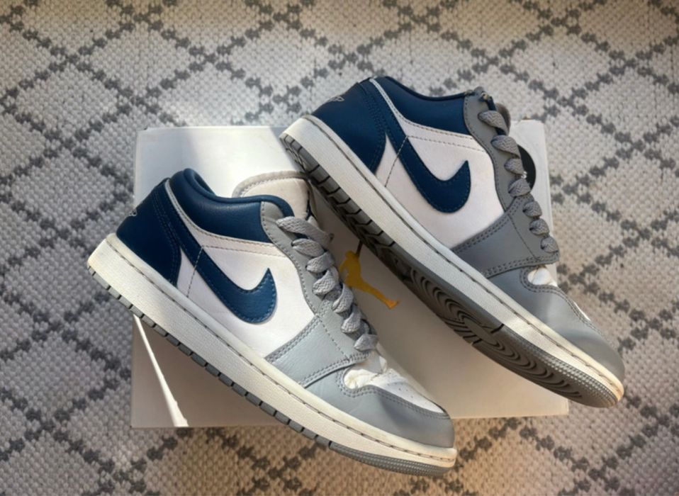 air jordan 1 low stealth french blue