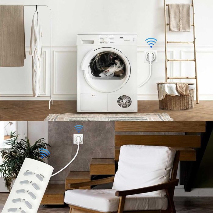 Set 5 x Prize wireless UCOMEN cu telecomandă, 2300W, 30m