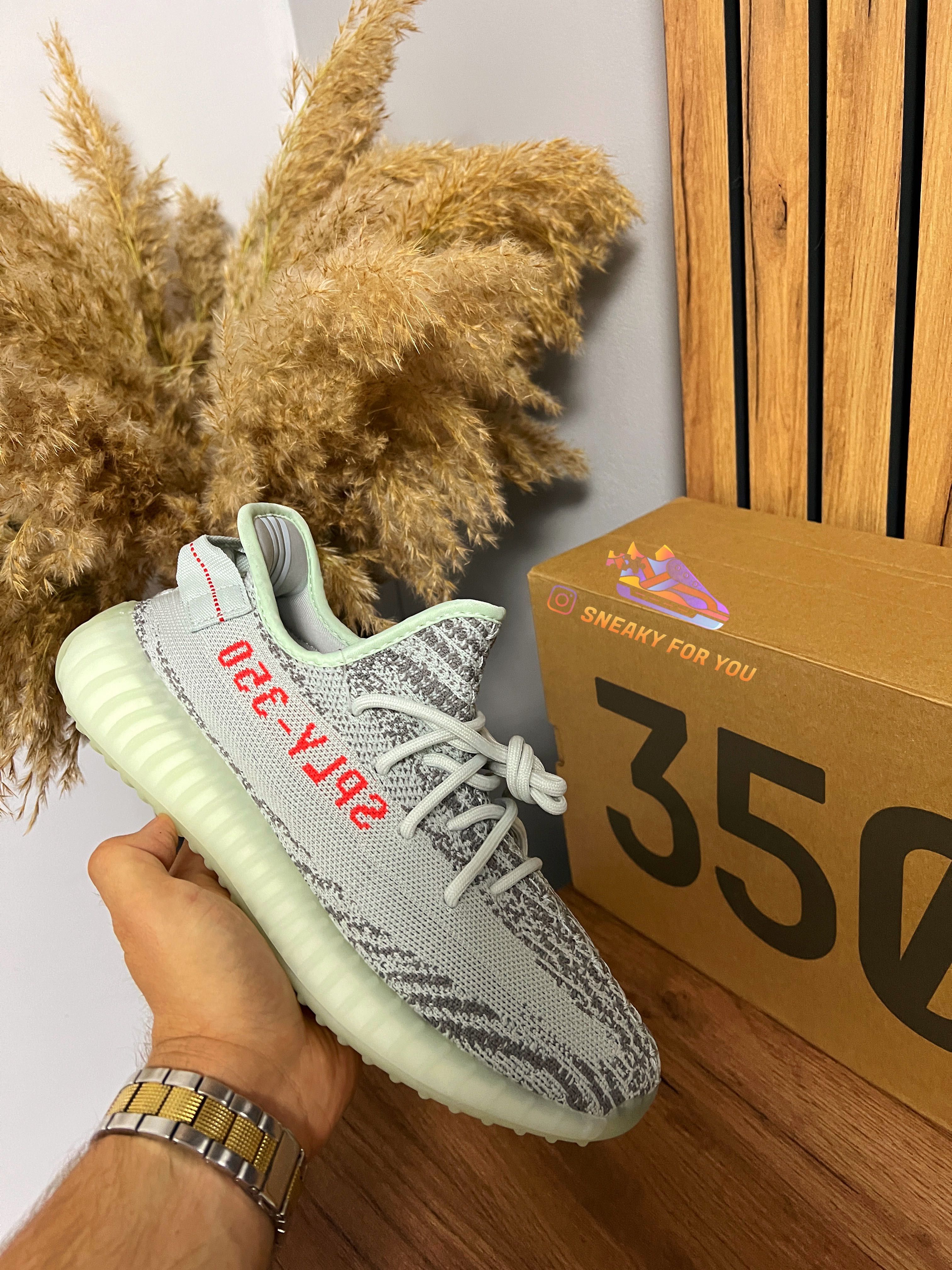 38-46 Adidas Yeezy Boost 350 V2 Blue Tint