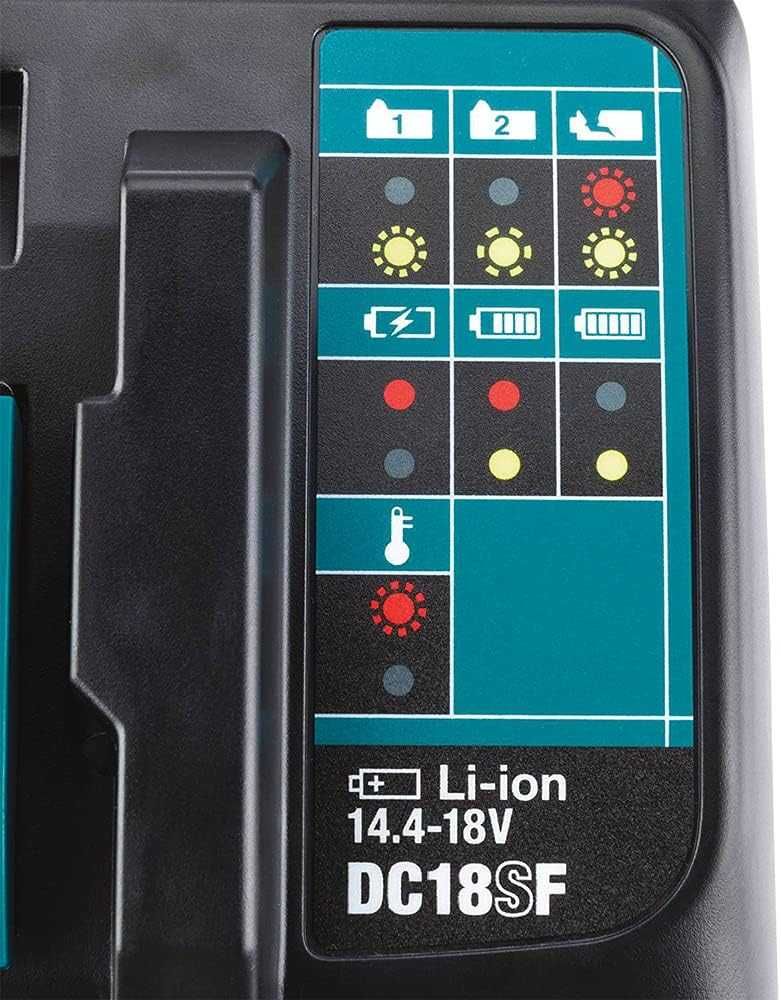 Зарядно устройство за 4 батерии MAKITA DC18SF 14,4V 18V