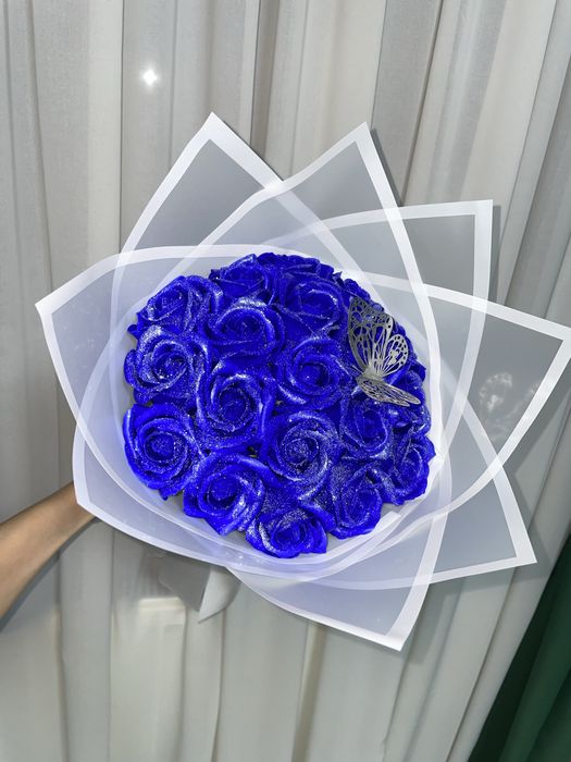 Buchet cu trandafiri din sapun