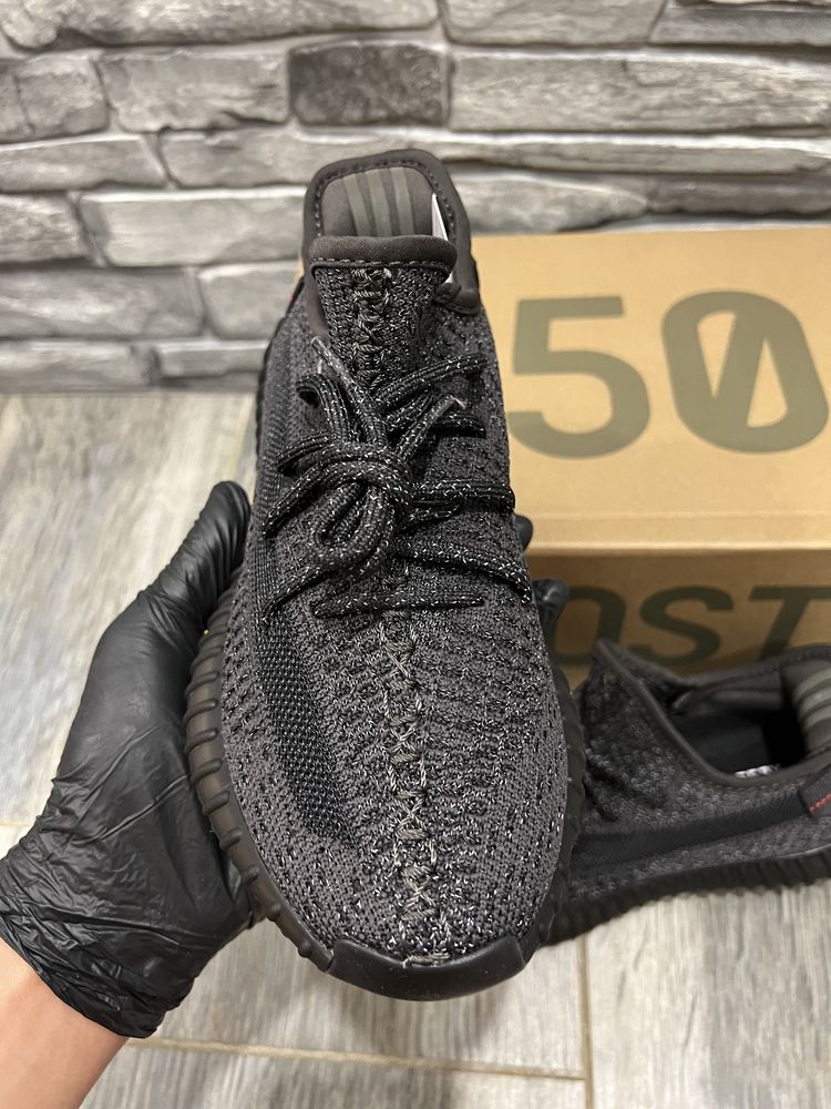 Adidas Yeezy Boost 350 v2 Black Reflective 36- 45