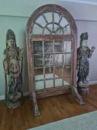 Oglindă antichizată tip fereastră și USA antichizatā