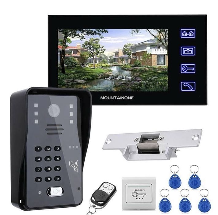 Установка видеодомофонов!