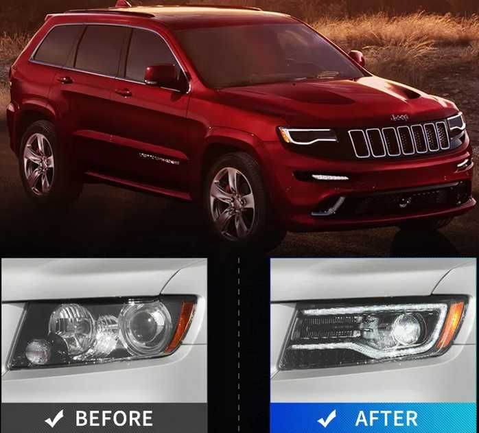 Jeep Grand Cherokee фарове ретрофит 2011+ 4th Gen