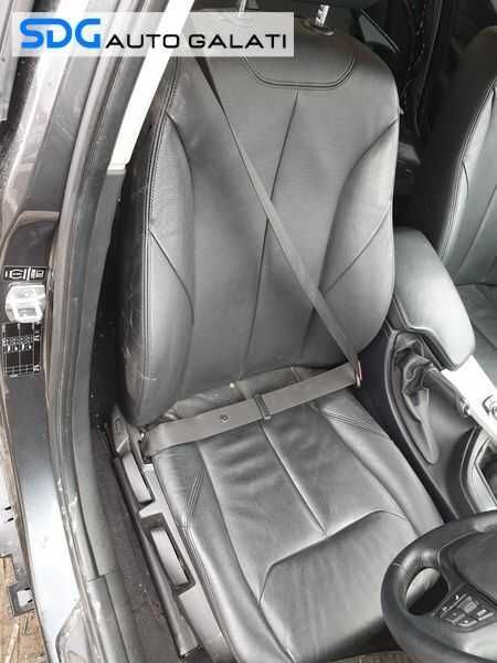 Scaun Fata Dreapta Piele Neagra cu Incalzire BMW Seria 3 F30 F31 2011 - 2019