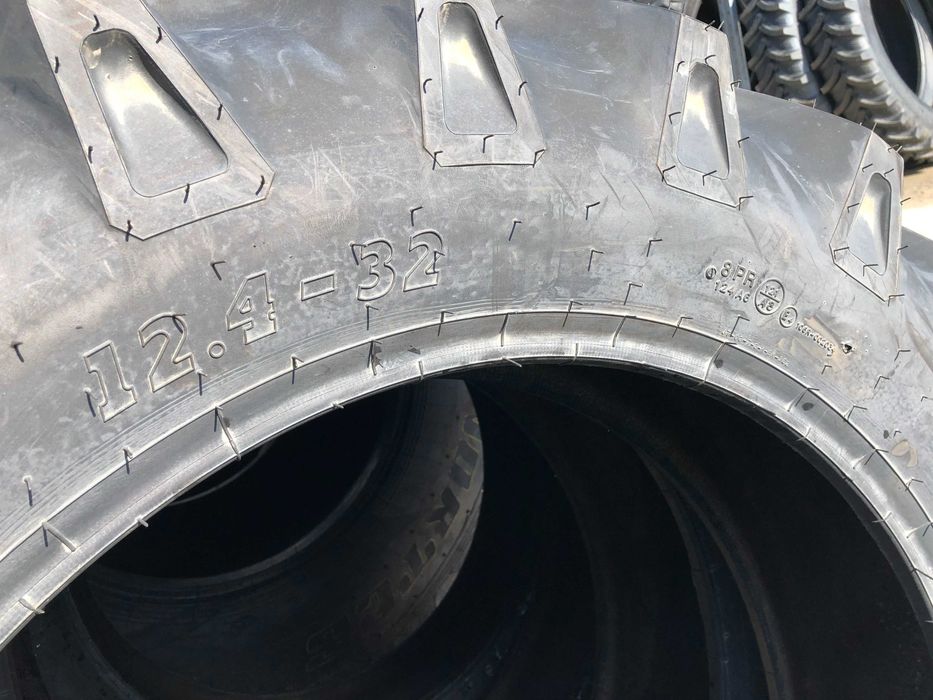 Cauciucuri noi 12.4-32 BKT 8 pliuri anvelope pentru tractor spate
