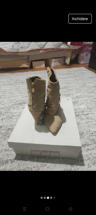 Cizme piele întoarsă noi