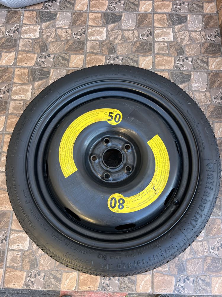 Vand rezerva Slim 5x112 125/70/R18 in