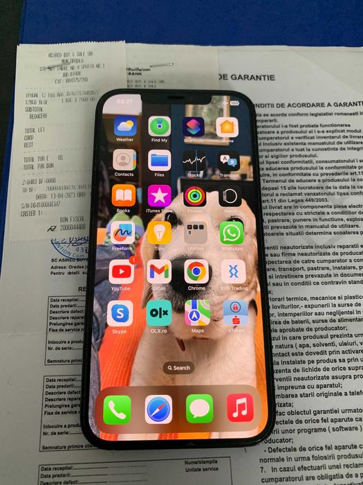 IPhone 12ProMax personal (am factura, chitanța și garanția)