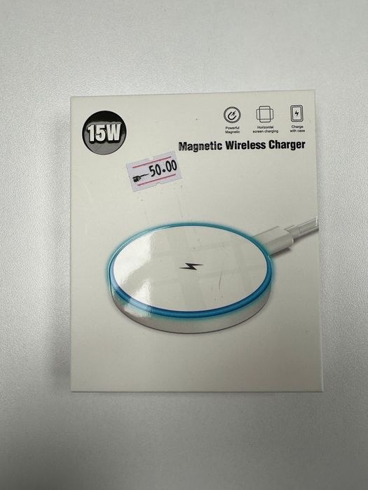 Incarcator Wireless 15W, compatibil iPhone, Samsung, Motorola, Honor