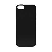 Capac de protectie din silicon pentru Apple iPhone 5/5S, negru