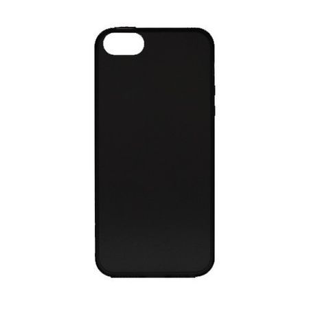 Capac de protectie din silicon pentru Apple iPhone 5/5S, negru