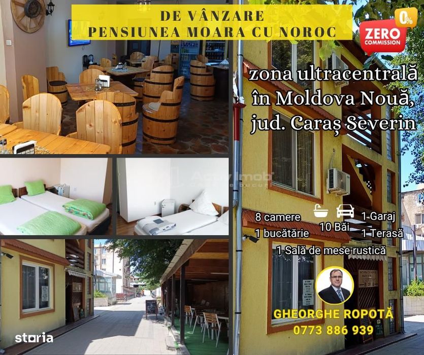 PENSIUNE in zona ultracentrala din Moldova Nouă