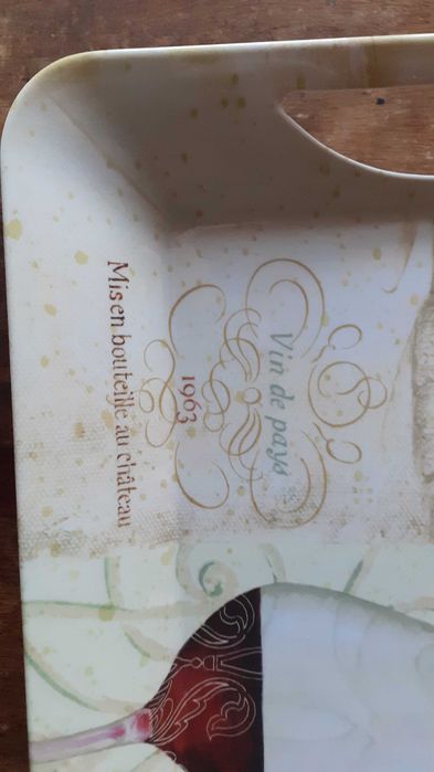 табла за сервиране, професионална и масивна, 47,5х33 см, меламин