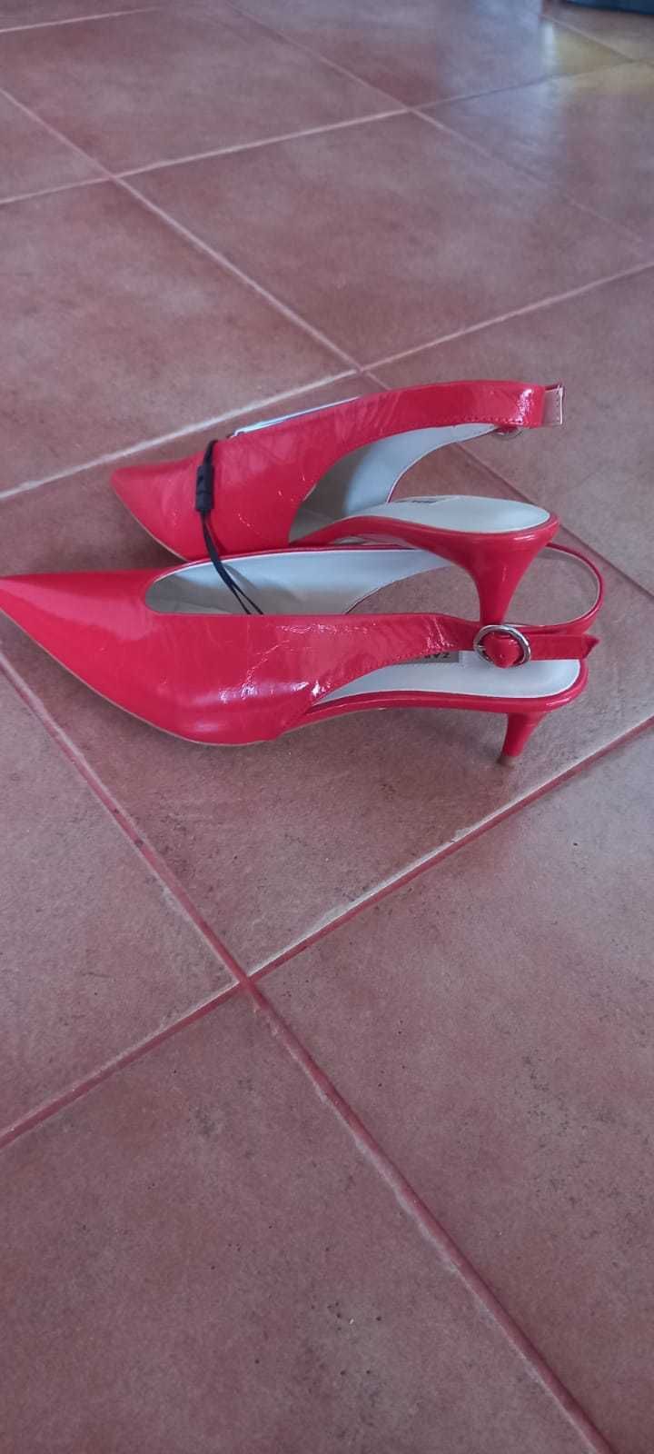 Pantofi noi Zara- piele naturală